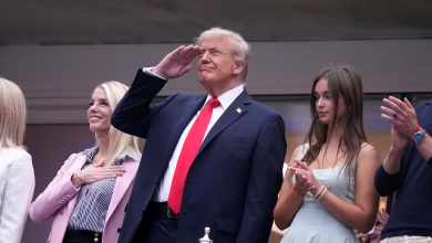 Trump’s U.S. Open visit sparks boos and long security lines