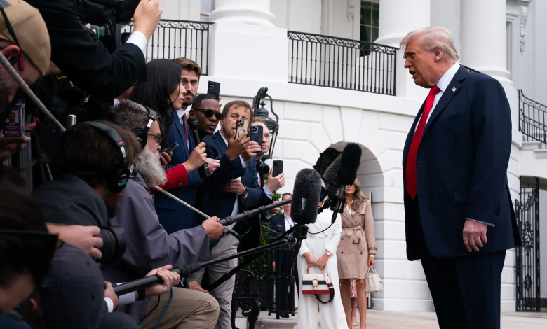 Trump Downplays Post Threatening Chicago, Saying He Wants to ‘Clean Up’ City